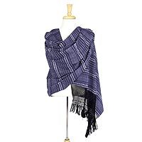 Cotton rebozo shawl,