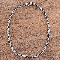 Sterling silver chain necklace,