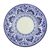Ceramic cups and saucers, 'Cholula Blossoms' (pair) - Mexican Blue Talavera Style Ceramic Cups and Saucers (Pair) (image 2c) thumbail