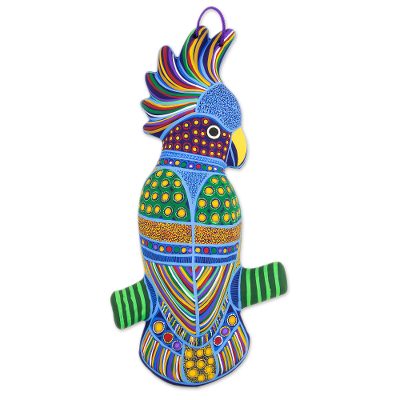 Ceramic plaque, Rainbow Cockatoo