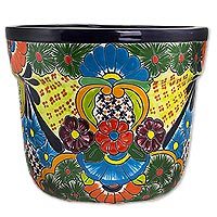 Ceramic flower pot,