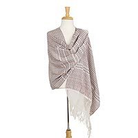Cotton rebozo shawl,