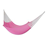 Nylon hammock Pink Cotton Candy triple Mexico