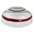 Blown glass bowl, 'Chestnut Band' - Mexican Hand Blown Brown Stripe 100 oz Glass Bowl (image 2c) thumbail