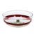 Blown glass bowl, 'Chestnut Band' - Mexican Hand Blown Brown Stripe 100 oz Glass Bowl (image 2d) thumbail