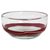 Blown glass bowls, 'Chestnut Band' (pair) - Hand Blown 15 oz Glass Bowls with Chestnut Stripe (image 2a) thumbail