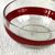 Blown glass bowls, 'Chestnut Band' (pair) - Hand Blown 15 oz Glass Bowls with Chestnut Stripe (image 2c) thumbail