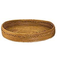 Pine needle basket,