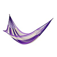 Nylon hammock Purple Passion Fruit triple Mexico