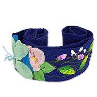 Cotton applique sash,
