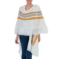 Cotton ruana,
