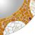 Glass mosaic wall mirror, 'Earth and Sun' (31 inch) - Handcrafted Glass Mosaic Circular Wall Mirror (31 Inch) (image 2c) thumbail