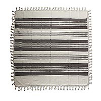 Cotton tablecloth Striped Dining Mexico