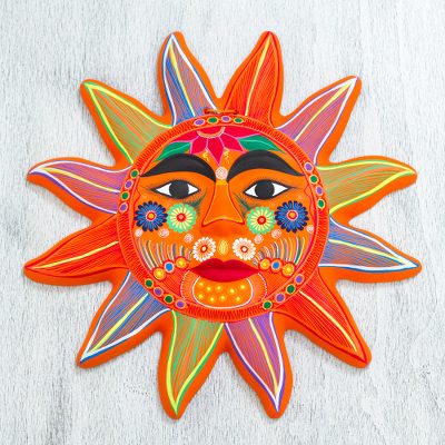 Ceramic wall art, Splendid Sun