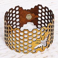 Leather wristband bracelet,