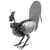 Recycled auto part sculpture, 'Mechanical Rooster' - Upcycled Auto Part Sculpture of a Rooster from Mexico (image 2d) thumbail