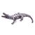 Recycled auto part sculpture, 'Hungry Crocodile' - Upcycled Auto Part Sculpture of a Crocodile from Mexico (image 2a) thumbail