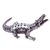 Recycled auto part sculpture, 'Hungry Crocodile' - Upcycled Auto Part Sculpture of a Crocodile from Mexico (image 2d) thumbail