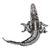 Recycled auto part sculpture, 'Hungry Crocodile' - Upcycled Auto Part Sculpture of a Crocodile from Mexico (image 2h) thumbail