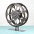 Upcycled auto parts wine rack, 'Film Reel' - Recycled Auto Parts Wine Rack from Mexico (image 2b) thumbail
