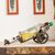 Recycled auto parts bottle holder, 'Cannon' - Recycled Metal Auto Parts Bottle Holder from Mexico thumbail
