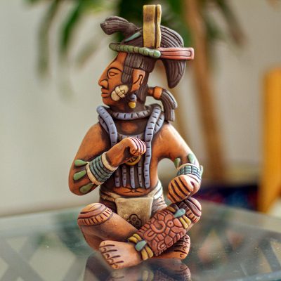 Ceramic sculpture, Palenque Lord