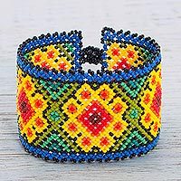 Beaded wristband bracelet,
