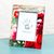 Decoupage wood photo frame, 'Passionate Frida' (5x7) - 5x7 Decoupage on Pinewood Mexican Frida Kahlo Photo Frame thumbail