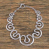 Sterling silver pendant necklace,