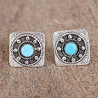 Turquoise cufflinks,