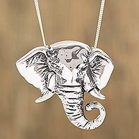 Sterling silver pendant necklace,
