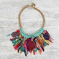 Statement necklace,