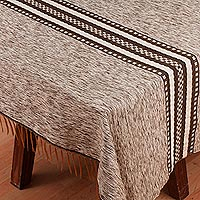 Cotton blend tablecloth Seeds of Hope Mexico