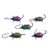 Wood alebrije ornaments, 'Colorful Mice' (set of 5) - Five Hand-Painted Mouse Alebrije Ornaments from Mexico (image 2g) thumbail