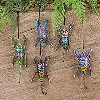Wood alebrije ornaments,