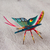Wood alebrije sculpture, 'Holy Butterfly' - Hand-Painted Wood Alebrije Butterfly Sculpture from Mexico (image 2c) thumbail