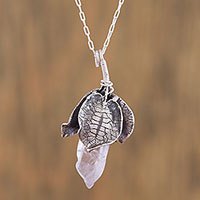 Amethyst pendant necklace,