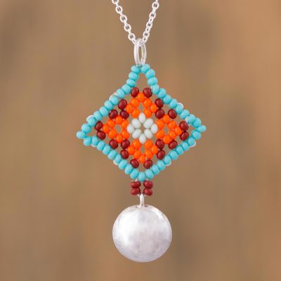Sterling silver pendant necklace, Sunrise Diamonds