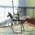 Recycled metal sculpture, 'Quixote on the Way' - Rustic Recycled Metal Eco-Friendly Sculpture of Quixote thumbail