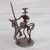 Recycled metal sculpture, 'Quixote on the Way' - Rustic Recycled Metal Eco-Friendly Sculpture of Quixote (image 2b) thumbail