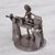 Auto part sculpture, 'Rustic Lathe Operator' - Eco Friendly Rustic Lathe Operator Auto Part Sculpture (image 2b) thumbail