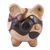 Ceramic tealight holder, 'Pirate Pig' - Handcrafted Ceramic Pig Tealight Holder from Mexico (image 2d) thumbail