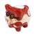 Ceramic tealight holder, 'Intellectual Pig' - Handcrafted Ceramic Pig Tealight Holder from Mexico (image 2a) thumbail