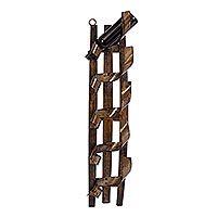 Wine bottle wall rack,