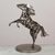 Upcycled iron sculpture, 'Strong and Present' - Handcrafted Upcycled Iron Horse Sculpture from Mexico thumbail