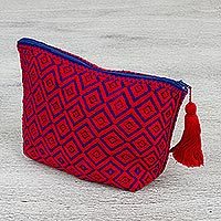 Cotton cosmetics bag,