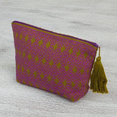 Cotton cosmetics bag, Mayan Essence