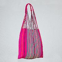 Cotton shoulder bag,