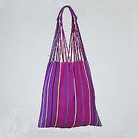 Cotton shoulder bag,