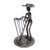 Upcycled metal auto sculpture, 'Harpist' - Upcycled Metal Auto Sculpture of a Harpist from Mexico (image 2a) thumbail